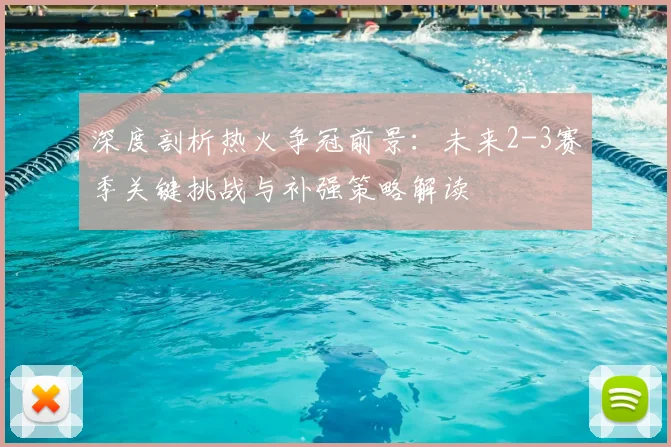 深度剖析热火争冠前景：未来2-3赛季关键挑战与补强策略解读